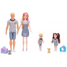 Игрален комплект Woodyland - Семейство кукли