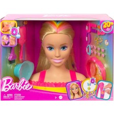 Игрален комплект Barbie Color Reveal - Манекен за прически, с аксесоари -1