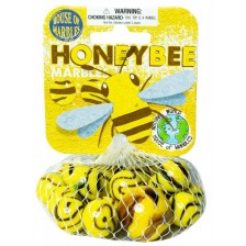 Игрален комплект House of Marbles - Honeybee, стъклени топчета -1