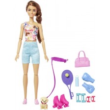 Игрален комплект Barbie Wellness - Време за спорт -1