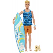 Игрален комплект Barbie - Сърфист Кен -1