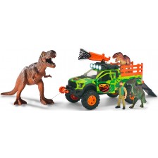 Игрален комплект Dickie Toys - Джип за лов на динозаври