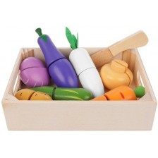 Игрален комплект Kruzzel - Кухненски играчки зеленчуци  -1