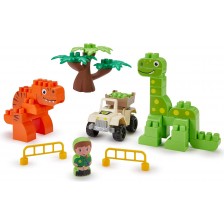 Игрален комплект Ecoiffier Abrick - Парк за динозаври