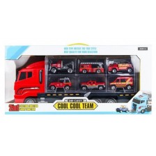 Игрален комплект GОТ - Товарен камион с 10 превозни средства -1