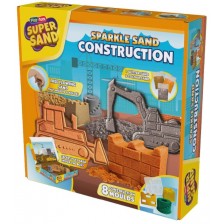 Игрален комплект Play-Toys - Кинетичен пясък, Строителни машини -1