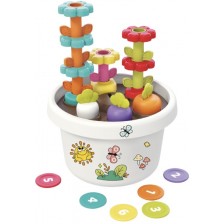 Играчка за подреждане и сортиране Hola Toys - Цветна градина -1