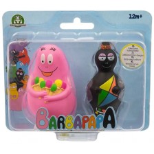 Игрален комплект Barbapapa - Татко Барба със сладолед и мама Барба с хвърчило -1