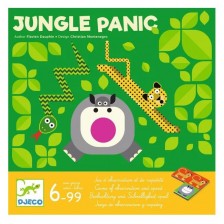 Игра за наблюдение и скорост Djeco - Паника в джунглата