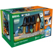 Игрален комплект Brio - Призрачна гара, Smart Tech -1