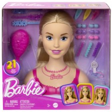 Игрален комплект Barbie - Манекен за прически с аксесоари -1