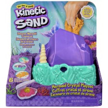 Игрален комплект Kinetic Sand - Кинетичен пясък с кристали -1