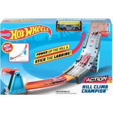 Игрален комплект Hot Wheels Action - Писта с изстрелвачка, Hill Climb Champion -1