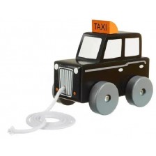 Играчка за дърпане Orange Tree Toys - British Collection, Такси -1