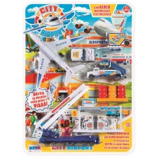 Игрален комплект RS Toys - Самолет и обслужващи машини -1