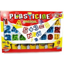 Игрален комплект Raya Toys - Моделини с букви и цифри -1