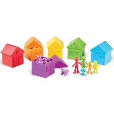 Игрален комплект за сортиране по цветове Learning Resources - Семейство