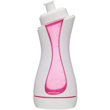 Спортна бутилка iiamo sport - Бяло и розово, 380 ml