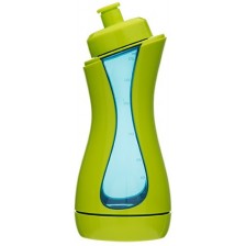 Спортна бутилка iiamo sport - Зелено и синьо, 380 ml