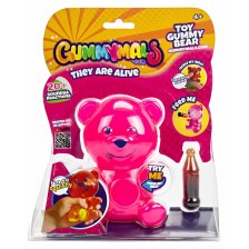 Интерактивна играчка Eolo Toys Gummymals - Мече, розово -1