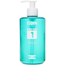 Isdin Acniben Матиращ почистващ гел за лице и тяло, 400 ml -1