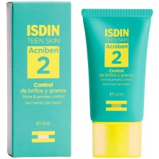 Isdin Acniben Гел-крем за контрол на несъвършенства, 40 ml -1