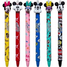 Изтриваща се химикалка с гума Colorino Disney - Mickey Mouse&Friends, асортимент -1