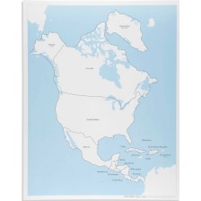 Карта на Северна Америка Smart Baby -1