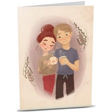 Картичка iGreet - Влюбена двойка -1