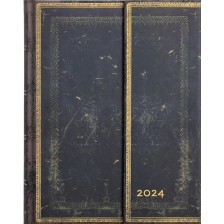 Календар-бележник Paperblanks Arabica - Verso, 18 х 23 cm, 80 листа, 2024 -1