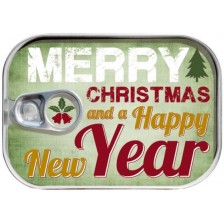 Картичка в консерва Gespaensterwald - Merry Christmas and a Happy New Year