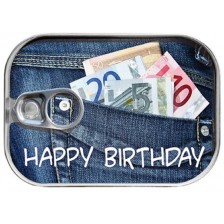 Картичка в консерва Gespaensterwald - Happy Birthday Money