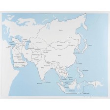 Карта на Азия Smart Baby