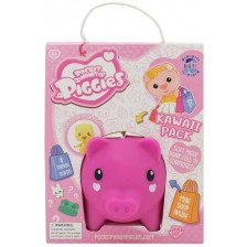 Касичка прасенце Boti Pocket Money Piggies - Розова, с аксесоари -1