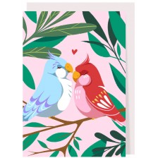Картичка Love birds