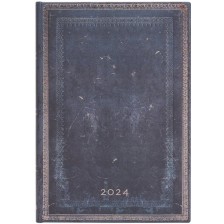 Календар-бележник Paperblanks Inkblot - Хоризонтален, 13 х 18 cm, 80 листа, 2024 -1