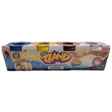 Кинетичен пясък с аромат Play-Toys Zzand - Пекарна, 4 x 113 g -1
