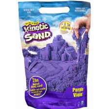 Кинетичен пясък Kinetic Sand - Лилав, 907 g -1