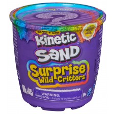 Кинетичен пясък Kinetic Sand Wild Critters - С изненада, зелен -1