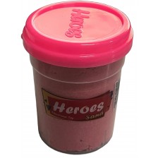 Кинетичен пясък Heroes - Розов, 200 g -1