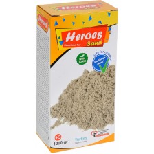 Кинетичен пясък в кутия Heroes - Натурален цвят, 1000 g