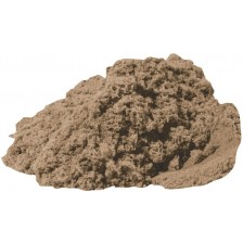 Кинетичен пясък Bigjigs - Кафяв, 500 грама 