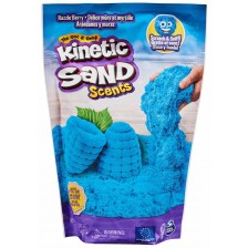 Кинетичен пясък Kinetic Sand - С аромат на боровинка, Син -1