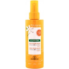 Klorane Polysianes Monoi & Tamanu Слънцезащитен спрей за тяло, SPF50+, 200 ml -1