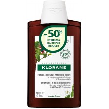 Klorane Quinine Комплект - Шампоан против косопад, 2 x 200 ml