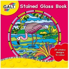 Книжка за оцветяване Galt - Картинки за стъкло -1