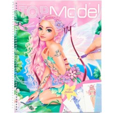 Книжка за оцветяване Depesche TopModel - Fantasy, Създай своя фея -1