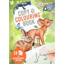 Книжка за копиране и оцветяване Depesche Top Model - Диви животни