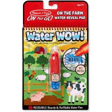 Книжка за рисуване с вода Melissa & Doug - Животните от фермата -1