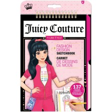 Книжка за оцветяване Make it Real - Моден дизайн Juicy Couture, със стикери -1